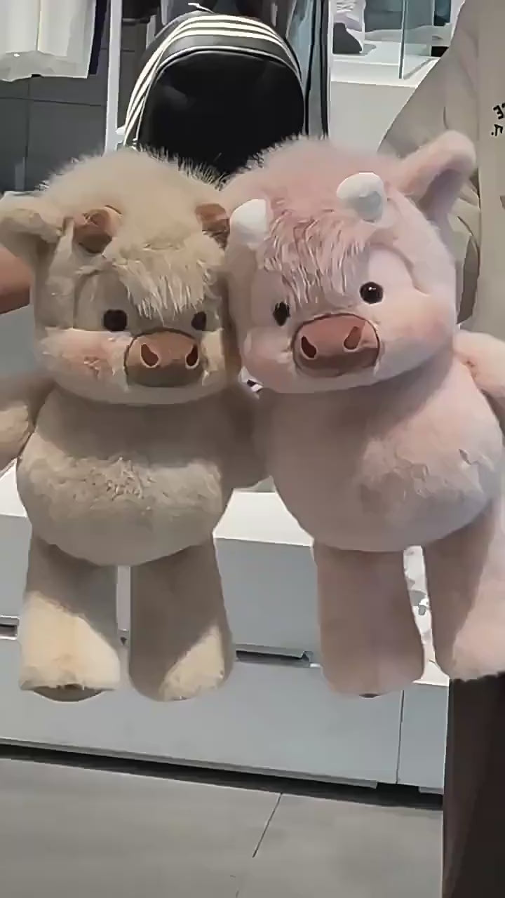 Vaca andarina de peluche divertida de 40 cm